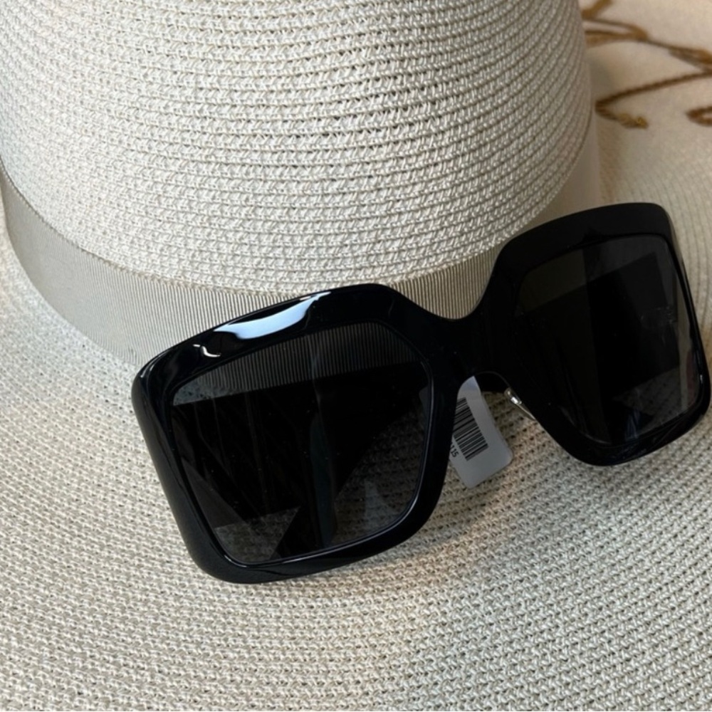 Dior Large Black Sunglasses w/ Gold Details  “So Light 2”